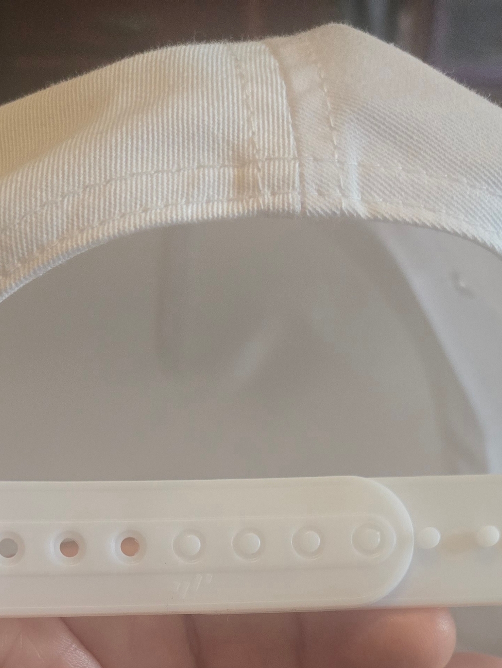 White Rope-Trim Cap - - Picture 5 of 5